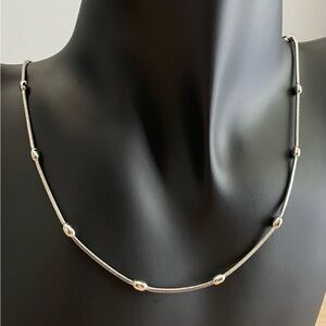 Beaded Station Oval 18" Snack Chain / Cadena de eslabones estación